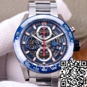 Replica Tag Heuer Carrera Calibre Heuer 01 CAR201T.BA0766 Chronograph 1:1 Best Edition XF Factory Blue Dial Swiss Calibre 01