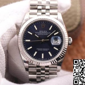 Replica Rolex Datejust M126234-0017 1:1 Best Edition EW Factory Blue Dial