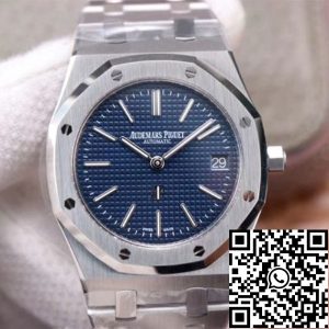 Replica Audemars Piguet Royal Oak 15202ST.OO.1240ST.01 1:1 Best Edition ZF Factory Blue Dial Swiss ETA2121
