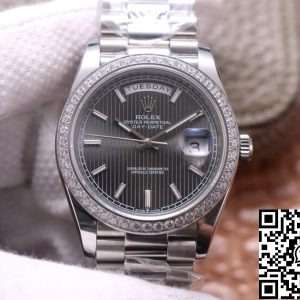 Replica Rolex Day Date M228349RBR-0008 1:1 Best Edition EW Factory Grey Dial