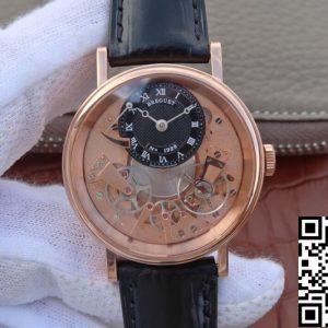 Replica Breguet Tradition 7057BR/R9/9W6 1:1 Best Edition Rose Gold Dial