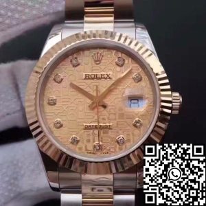 Replica Rolex Datejust II 126333-13 1:1 Best Edition 18K Gold Dial Swiss ETA2836-2 Gold Wrapped