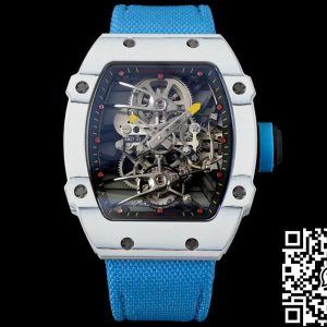 Replica Richard Mille RM27-02 Rafael Nadal Tourbillon 1:1 Best Edition RM Factory Blue Strap