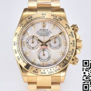 Replica Rolex Cosmograph Daytona M116508-0007 1:1 Best Edition Clean Factory Yellow Gold