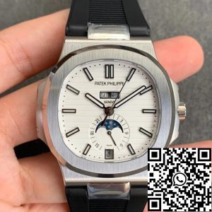 Replica Patek Philippe Nautilus 5726 1:1 Best Edition GR Factory V2 Black Rubber Strap