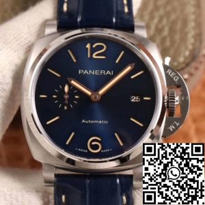 Replica Panerai Luminor Due PAM00927 1:1 Best Edition VS Factory Blue Dial Swiss P9000