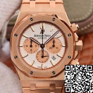 Replica Audemars Piguet Royal Oak Chronograph 26331OR.OO.1220OR OM Factory 1:1 Best Edition Swiss ETA7750 White Dial