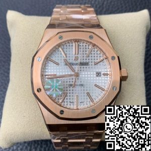 Replica Audemars Piguet Royal Oak 15450BA.OO.1256BA.01 JF Factory 1:1 Best Edition Swiss ETA3120 White Dial