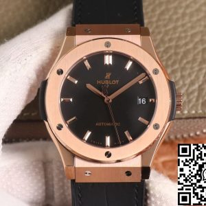 Replica Hublot Classic Fusion 511.OX.1181.LR 1:1 Best Edition WWF Factory Rose Gold Black Dial