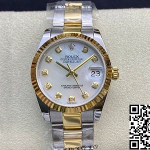 Replica Rolex Datejust M278273-0027 31MM 1:1 Best Edition EW Factory Diamond-set Dial