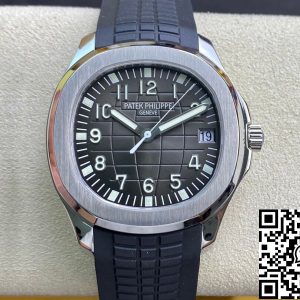 Replica Patek Philippe Aquanaut 5165A 38MM 1:1 Best Edition ZF Factory Black Dial