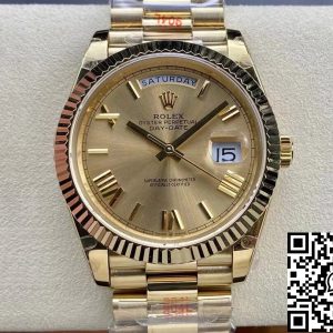 Replica Rolex Day Date M228238-0006 1:1 Best Edition GM Factory Gold Dial