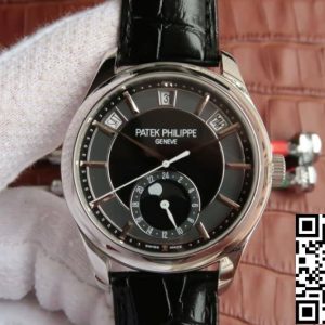 Replica Patek Philippe Grand Complications 5205R-001 1:1 Best Edition KM Factory Cowhide Strap
