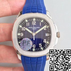 Replica Patek Philippe Aquanaut Jumbo 5168G-001 PF Factory 1:1 Best Edition Swiss ETA324 Black-blue Gradient Textured Dial