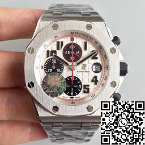 Replica Audemars Piguet Royal Oak Offshore 26170ST.OO.1000ST.01 JF Factory 1:1 Best Edition Swiss ETA7750 White Dial