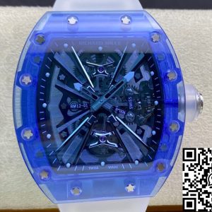 Replica Richard Mille RM12-01 1:1 Best Edition RM Factory Tourbillon Sapphire Clear Version