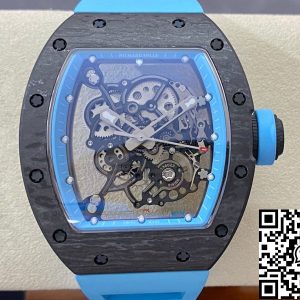 Replica Richard Mille RM-055 1:1 Best Edition BBR Factory Blue Strap