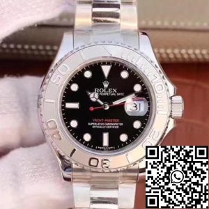 Replica Rolex Yacht-Master 40mm 116622 EW Factory 1:1 Best Edition Swiss ETA3135 Black Dial