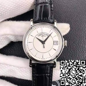 Replica Patek Philippe Calatrava 5153G-010 1:1 Best Edition ZF Factory White Dial