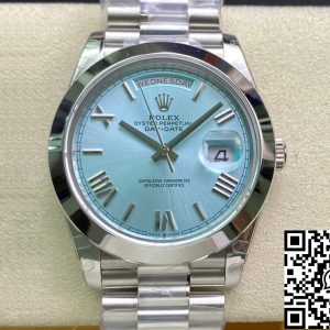 Replica Rolex Day Date M228206-0044 1:1 Best Edition EW Factory Ice Blue Dial