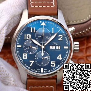 Replica IWC Pilot Chronograph IW377714 ZF Factory Men Watches 1:1 Best Edition Swiss ETA7750 Blue Dial