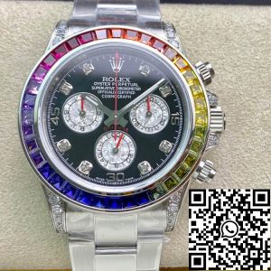 Replica Rolex Daytona 116599 RBOW 1:1 Best Edition TW Factory Black Dial