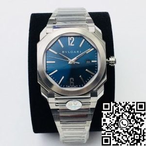 Replica Bvlgari Octo 102105 BGO38C3SSD 1:1 Best Edition BV Factory Blue Dial