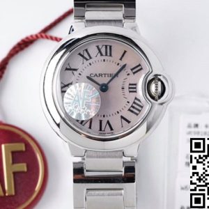 Replica Ballon Bleu De Cartier 28MM 1:1 Best Edition AF Factory Mother-Of-Pearl Dial