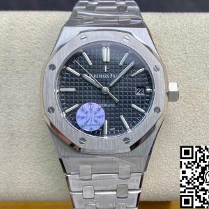 Replica Audemars Piguet Royal Oak 15450 1:1 Best Edition JF Factory Black Dial