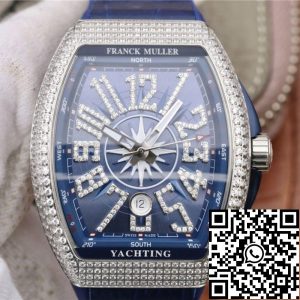 Replica Franck Muller Vanguard V45.SC.DT.AC.BL 1:1 Best Edition Swiss ETA2824-2