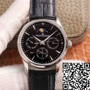 Replica Jaeger LeCoultre Master Ultra Thin 1308470 1:1 Best Edition V9 Factory Black Dial Swiss ETA868