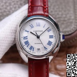 Replica Cle De Cartier WSCL0017 1:1 Best Edition V6 Factory White Dial
