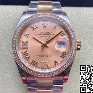Replica Rolex Datejust M126281RBR-0016 1:1 Best Edition EW Factory Pink Dial
