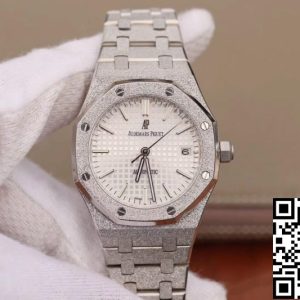 Replica Audemars Piguet Royal Oak 15454BC.GG.1259BC.01 1:1 Best Edition JH Factory Silver Dial
