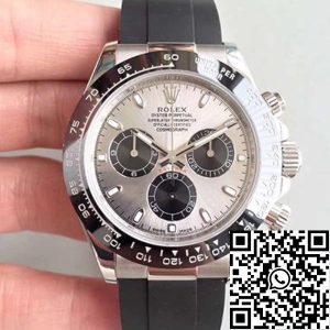 Replica Rolex Daytona Cosmograph 116519LN AR Factory 1:1 Best Edition Swiss ETA4130 Gray Dial