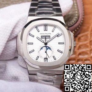 Replica Patek Philippe Nautilus 5726/1A-010 1:1 Best Edition PF Factory White Dial Swiss ETA324