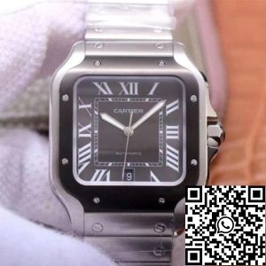 Replica Cartier Santos de WSSA0037 1:1 Best Edition V6 Factory Gray Dial Swiss ETA9015