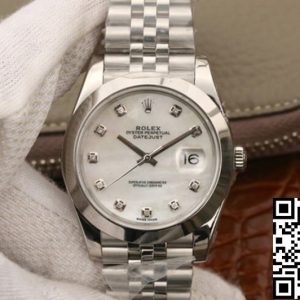 Replica Rolex Datejust M126300 1:1 Best Edition EW Factory White Fritillary Dial