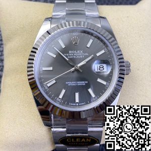 Replica Rolex Datejust M126334-0013 1:1 Best Edition Clean Factory Grey Dial