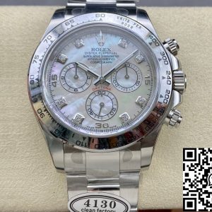 Replica Rolex Cosmograph Daytona M116509-0064 1:1 Best Edition Clean Factory Mother-of-pearl Dial