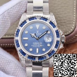 Replica Rolex Submariner Date 116619LB 1:1 Best Edition GS Factory Blue Dial Swiss ETA2836