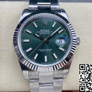Replica Rolex Datejust M126334-0028 1:1 Best Edition VS Factory Green Dial