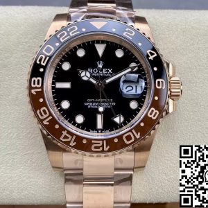 Replica Rolex GMT Master II M126715CHNR-0001 1:1 Best Edition C+ Factory Black Dial