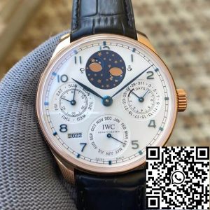 Replica IWC Portuguese Perpetual Calendar IW503405 1:1 Best Edition APS Factory White Dial