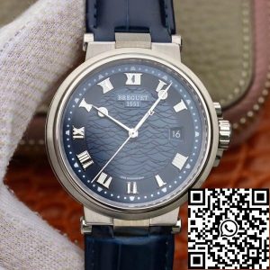 Replica Breguet MARINE 5517BB/Y2/9ZU V9 Factory Men Watches 1:1 Best Edition Swiss ETA9015 blue dial