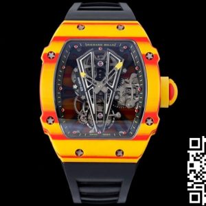 Replica Richard Mille RM27-03 Rafael Nadal Tourbillon 1:1 Best Edition RM Factory Rubber Strap