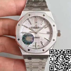 Replica Audemars Piguet Royal Oak JF Factory Men Watches 1:1 Best Edition Swiss ETA3120 Silver Dial