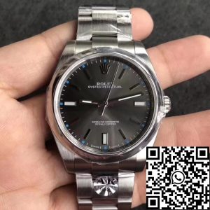 Replica Rolex Oyster Perpetual 114300 39MM AR Factory 1:1 Best Edition Grey Dial