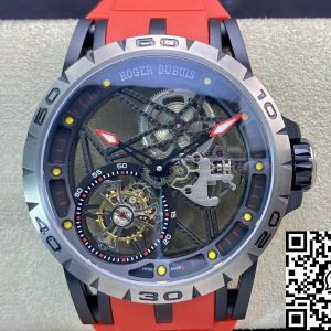 Replica Roger Dubuis Excalibur RDDBEX0549 1:1 Best Edition BBR Factory Tourbillon Skeleton Dial