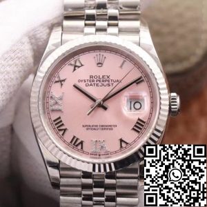 Replica Rolex Datejust M126234-0031 1:1 Best Edition EW Factory Pink Dial Swiss ETA3235